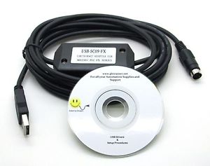 Cáp lập trình USB-SC09 USB cho PLC Mitsubishi Melsec FX & A Series